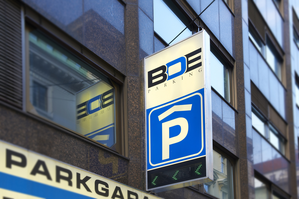 Parkgarage Einfahrt BOE